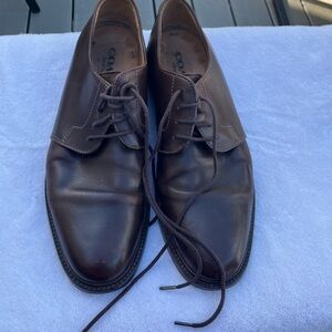 Men’s Coach  Brown Leather Derby Dress Shoe.  Size 12